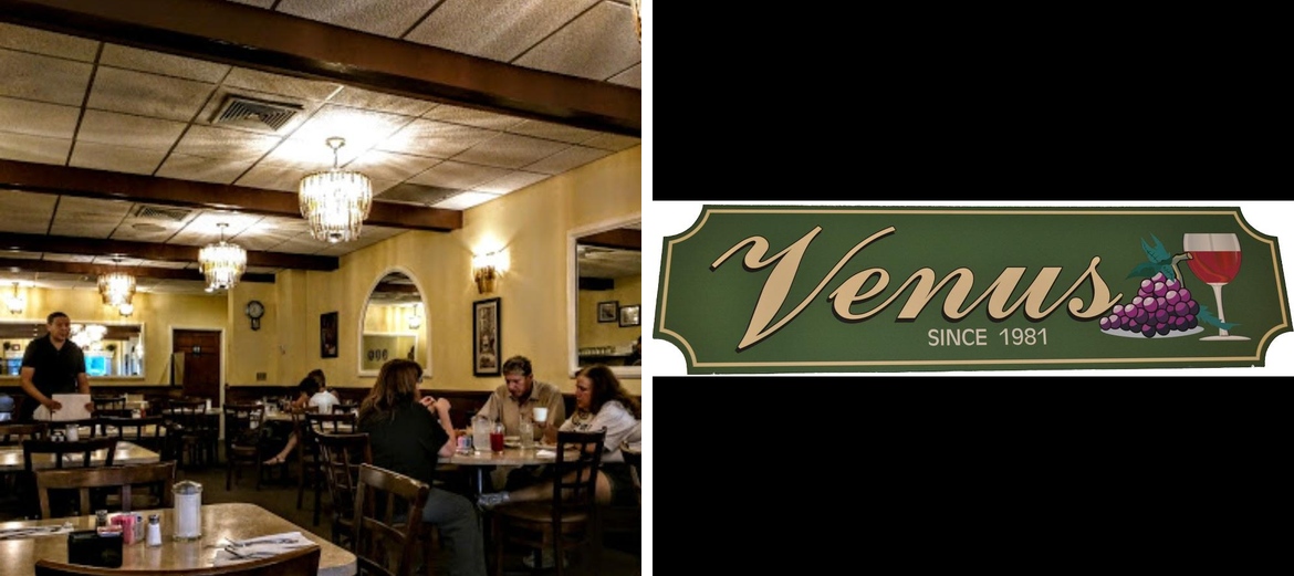 Venus Restaurant Menu